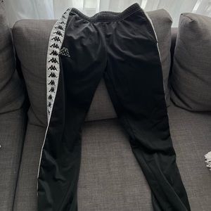 Kappa Pants, Black and White, size small